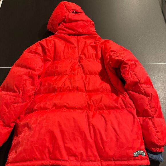 Y2K Burton Red Goose Down Audio Integrated Snowboard Jacket - XL - Picture 11 of 13